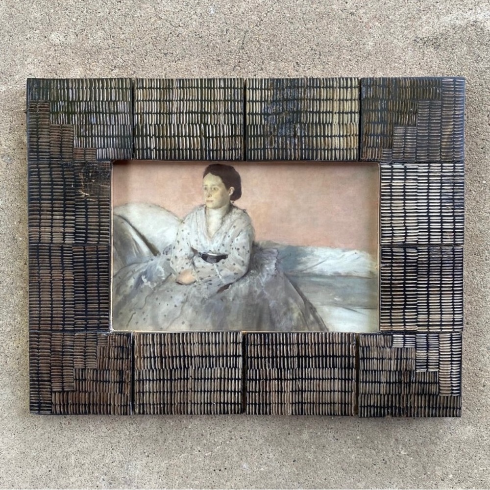 Framed Madame René de Gas Replica Art Print